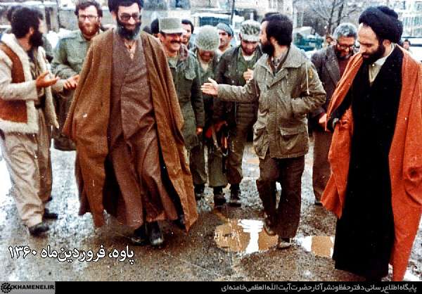 آیت الله خامنه ای در پاوه؛ فروردین 1360